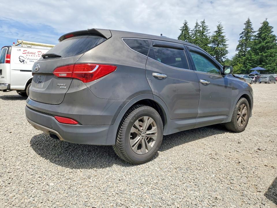 2014 Hyundai Santa fe VIN 5XYZTDLB0EG153093 COPART salvage auction — FRONT END, Wa - Bill Of Sale, sold $1,400 on 2026-07-10 (photo 3)