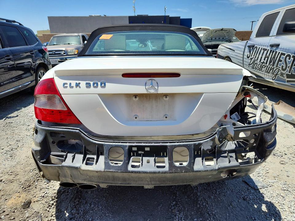 2006 Mercedes-benz Clk-class VIN WDBTK75G16T056816 COPART salvage auction — SIDE, Ca - Dis/Dlr/Exp App For Dup Clean, sold $425 on 2026-07-29 (photo 6)