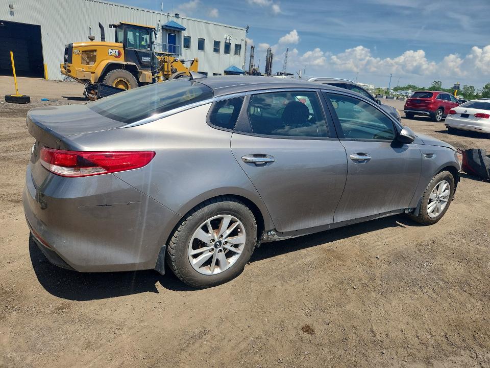 2016 Kia Optima VIN 5XXGT4L33GG075450 COPART salvage auction — FRONT END, Qc - Gravement Accidente, sold $350 on 2026-07-21 (photo 3)