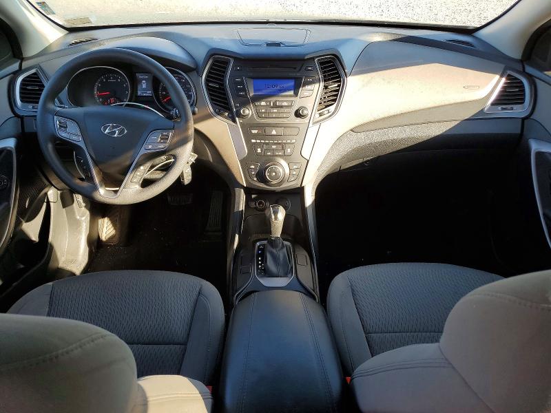 2016 Hyundai Santa fe VIN 5XYZT3LB0GG379101 COPART salvage auction — FRONT END, VA - CERT OF TITLE - SALVAGE, sold $2,450 on 2026-07-09 (photo 8)