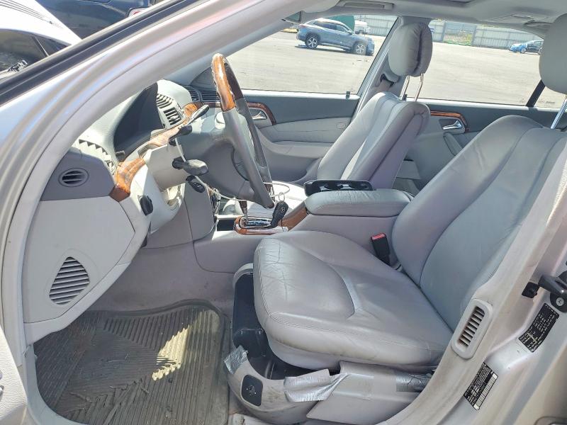 2002 Mercedes-benz VIN WDBNG75J12A286612 COPART salvage auction — FRONT END, Or - Salvage Title Certificate, sold $125 on 2026-07-27 (photo 7)