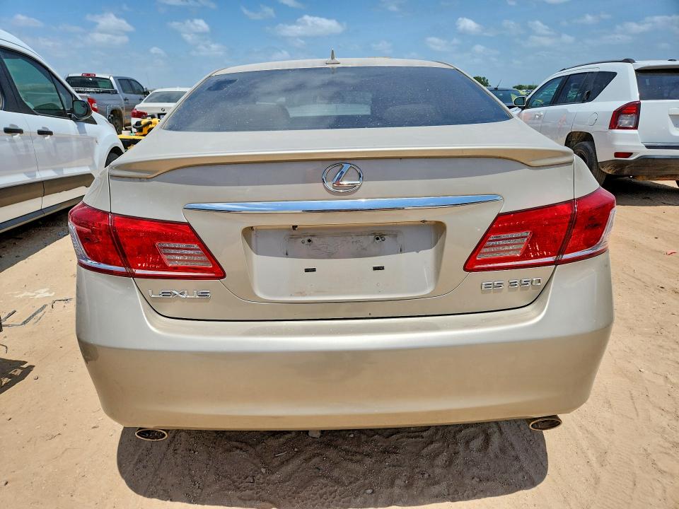 2010 Lexus Es 350 VIN JTHBK1EG2A2342813 COPART salvage auction — MECHANICAL, Tx - Certificate Of Title (P), sold $2,500 on 2026-07-30 (photo 6)