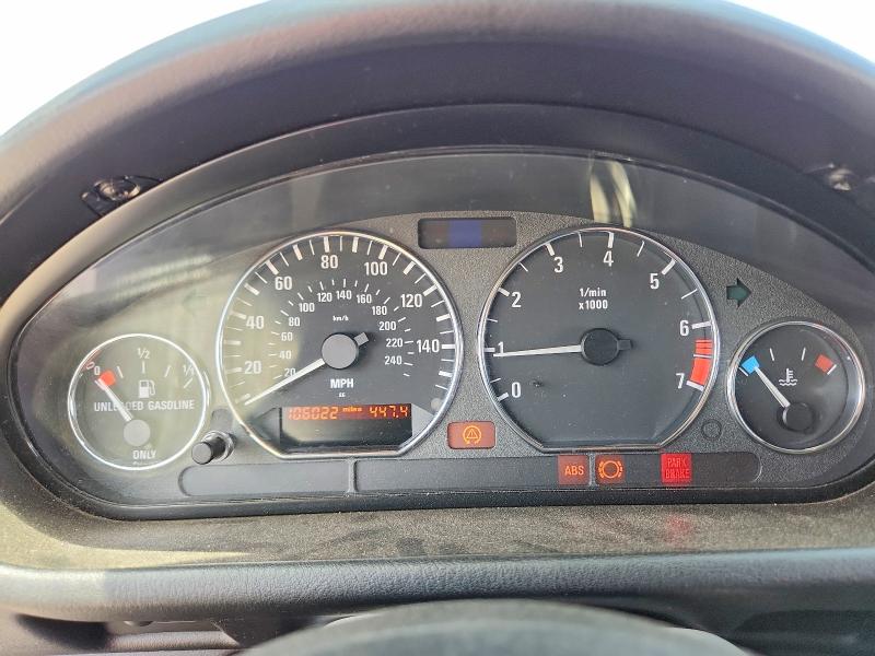 2000 BMW Z3 VIN WBACH3347YLF44012 COPART salvage auction — MINOR DENT/SCRATCHES, Wa - Dis/Dlr/Exp Only Clean Title (P), sold $3,500 on 2026-07-02 (photo 9)