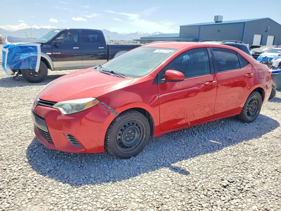 2015 Toyota Corolla VIN 2T1BURHE5FC270938 COPART salvage auction — MECHANICAL, Ut - Certificate Of Title, sold $1,900 on 2026-07-10 (photo 1)
