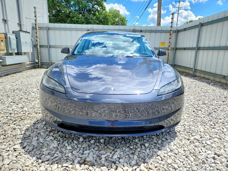 2024 Tesla Model 3 VIN 5YJ3E1EB7RF744692 COPART salvage auction — REAR END, Oh - Certificate Of Title, sold $22,000 on 2026-07-09 (photo 5)