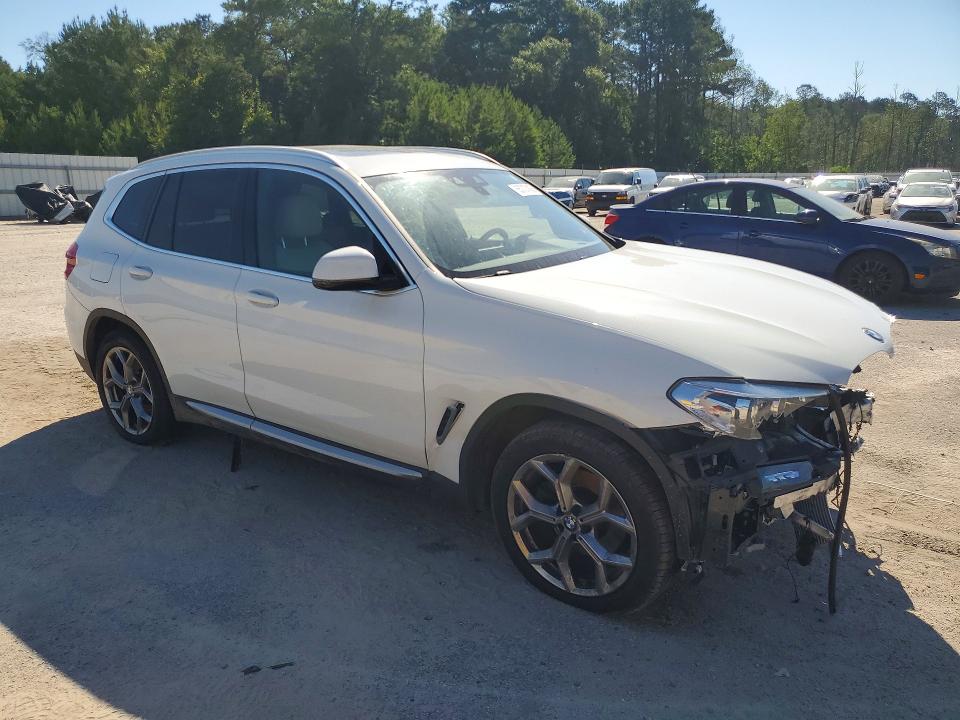 2021 BMW X3 VIN 5UXTY5C09M9F95948 COPART salvage auction — FRONT END, Sc - Cert Of Title-Salvage, sold $6,600 on 2026-07-13 (photo 4)