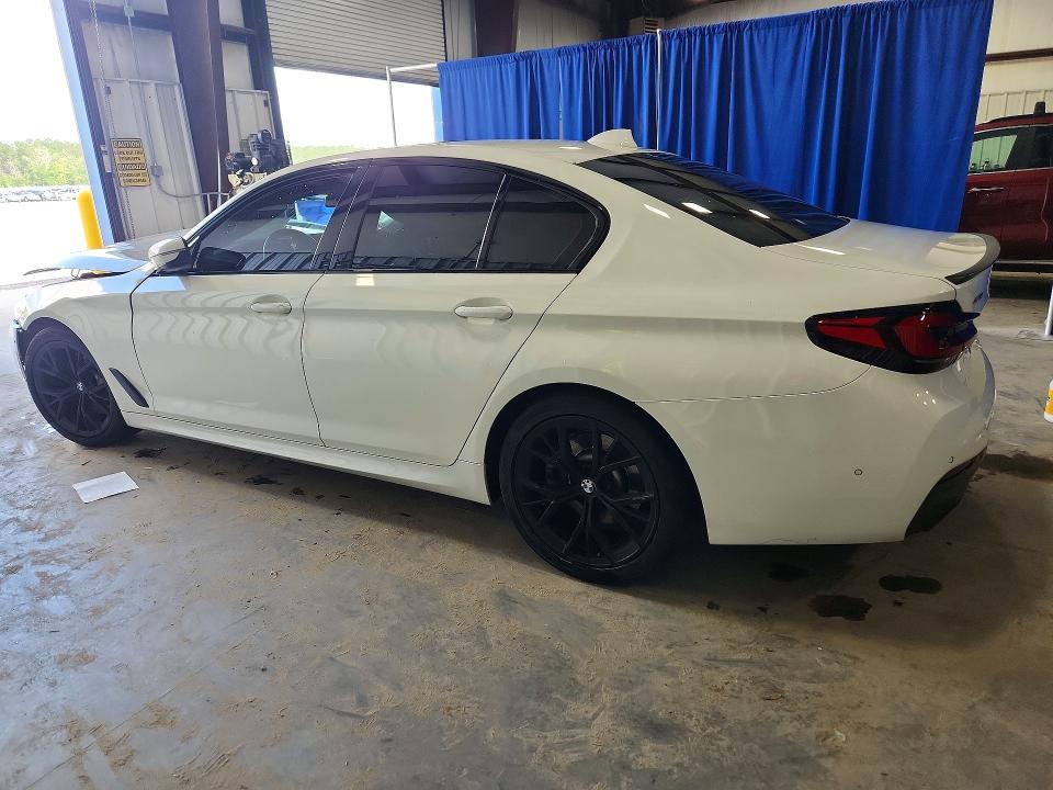 2022 BMW 5 series VIN WBA13BJ03NCJ40293 COPART salvage auction — FRONT END, Sc - Certificate Of Title, sold $3,700 on 2026-07-30 (photo 2)