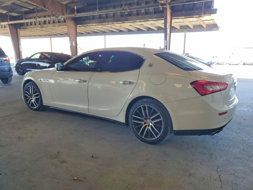 2015 Maserati Ghibli VIN ZAM57XSA4F1131589 COPART salvage auction — MINOR DENT/SCRATCHES, Ca - Certificate Of Title, sold $3,950 on 2026-07-08 (photo 2)