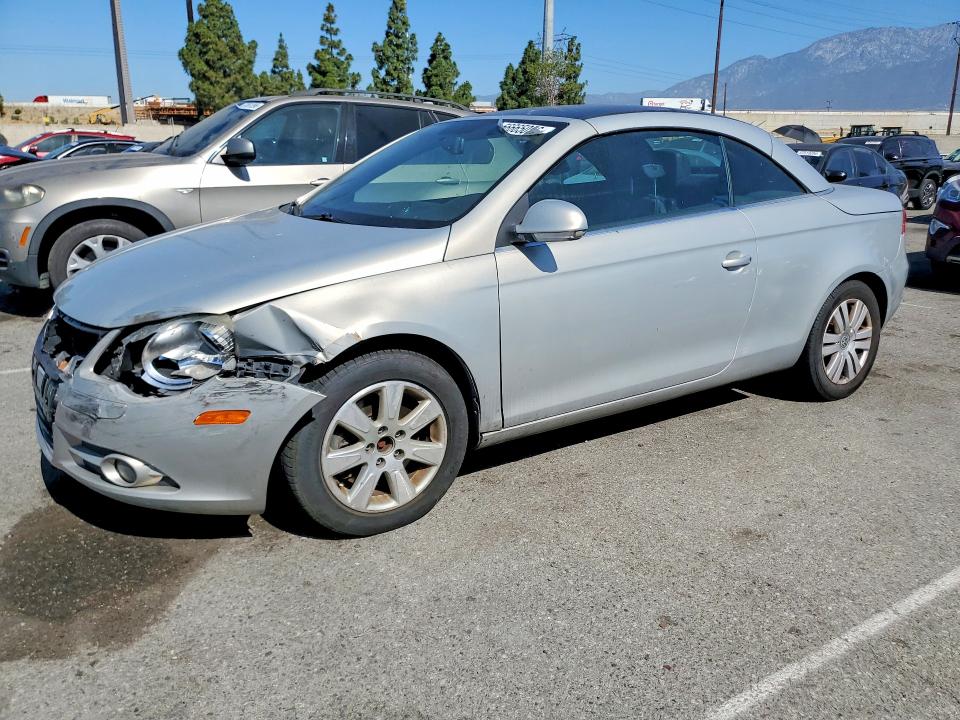 2009 Volkswagen Eos VIN WVWBA71F89V009837 COPART salvage auction — FRONT END, Ca - Cert Of Title-Salvaged, sold $525 on 2026-07-21 (photo 1)