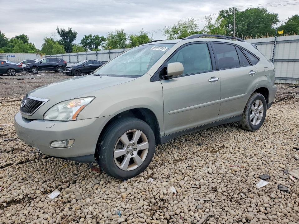2009 Lexus Rx VIN 2T2HK31UX9C132231 COPART salvage auction — ROOF, IL - SALVAGE CERTIFICATE, sold $1,950 on 2026-07-31 (photo 1)