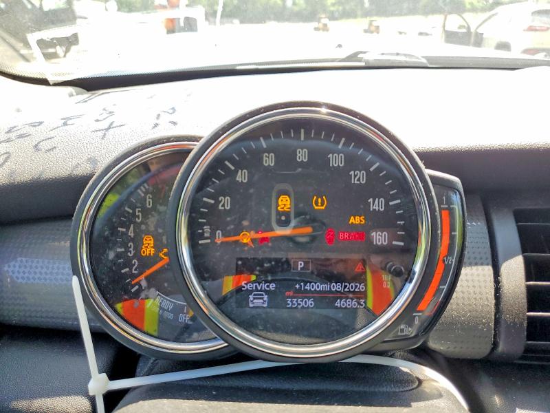 2020 Mini Cooper VIN WMWXR3C03L2L44123 COPART salvage auction — FRONT END, Ny - Mv-907A Salvage Certificate, sold $1,600 on 2026-08-06 (photo 9)
