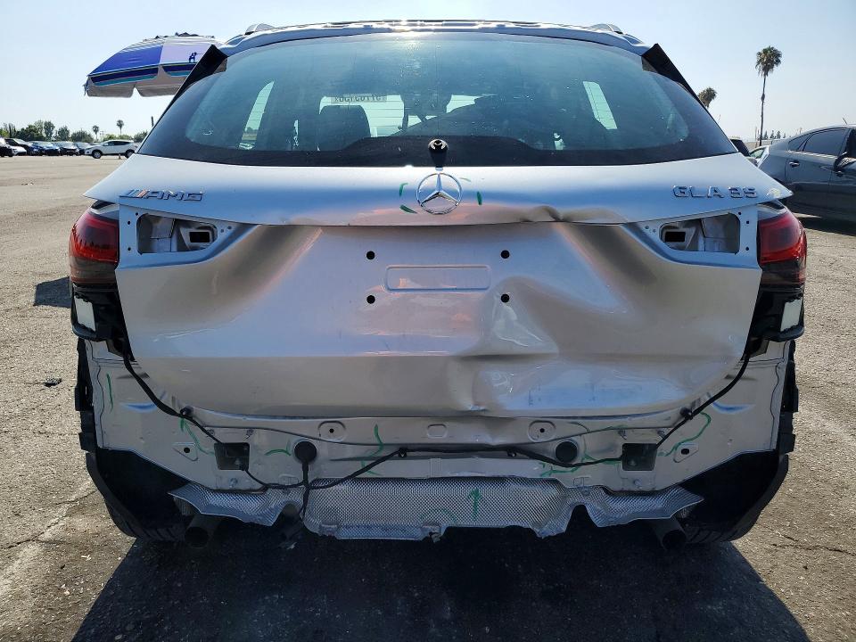 2021 Mercedes-benz Gla-klasse amg VIN W1N4N5BBXMJ264656 COPART salvage auction — REAR END, CA - SALVAGE CERTIFICATE, sold $12,900 on 2026-07-31 (photo 6)