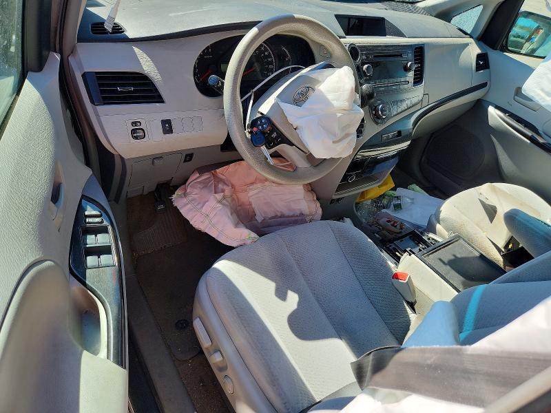 2014 Toyota Sienna VIN 5TDKK3DC6ES434193 COPART salvage auction — FRONT END, Ny - Mv-907A Salvage Certificate, sold $800 on 2026-07-08 (photo 8)