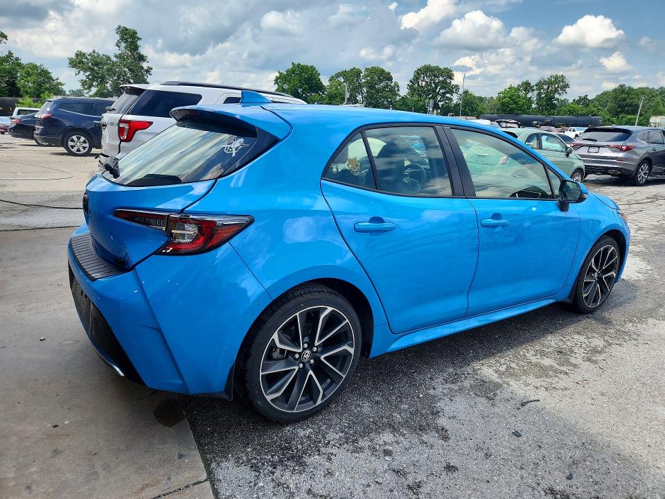 2021 Toyota Corolla VIN JTNA4MBE8M3128172 COPART salvage auction — HAIL, Mo - Salvage Certificate Of Title, sold $9,200 on 2026-07-08 (photo 3)