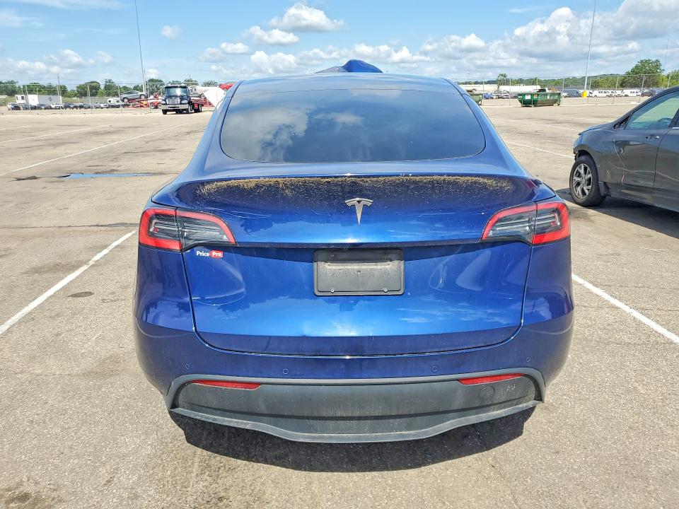 2021 Tesla VIN 5YJYGDED5MF116271 COPART salvage auction — FRONT END, Oh - Cert Of Title-Salvage, sold $5,900 on 2026-07-31 (photo 6)