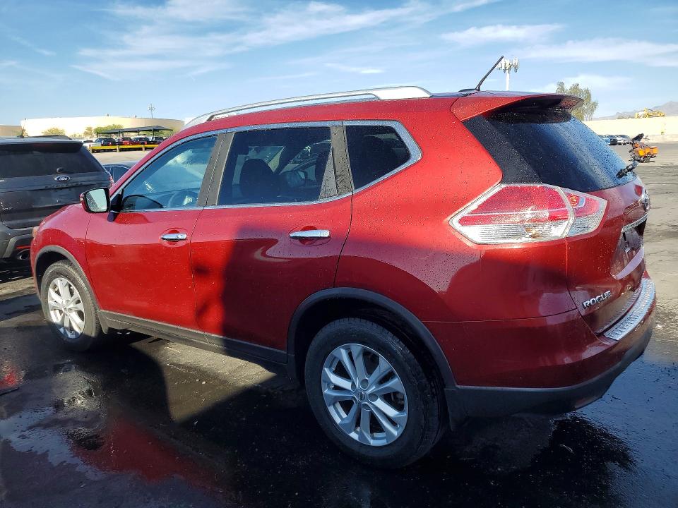 2016 Nissan Rogue VIN KNMAT2MT9GP727165 COPART salvage auction — MINOR DENT/SCRATCHES, Nv - Certificate Of Title, sold $6,800 on 2026-07-02 (photo 2)