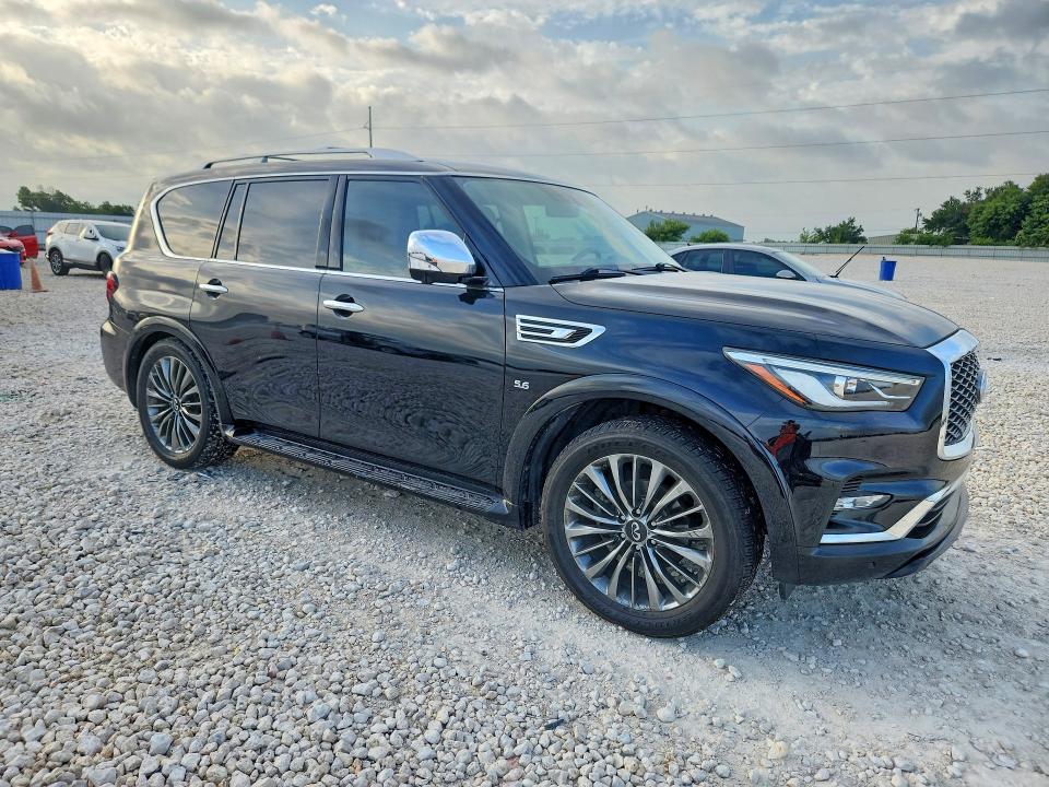 2020 Infiniti Qx80 VIN JN8AZ2NF4L9700112 COPART salvage auction — REAR END, TX - SALVAGE VEHICLE TITLE (P), sold $100 on 2026-07-30 (photo 4)