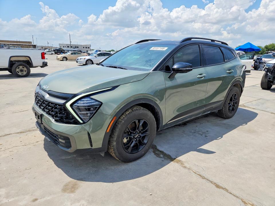 2024 Kia Sportage VIN 5XYK7CDF2RG230442 COPART salvage auction — SIDE, Tx - Salvage Vehicle Title, sold $14,300 on 2026-07-02 (photo 1)