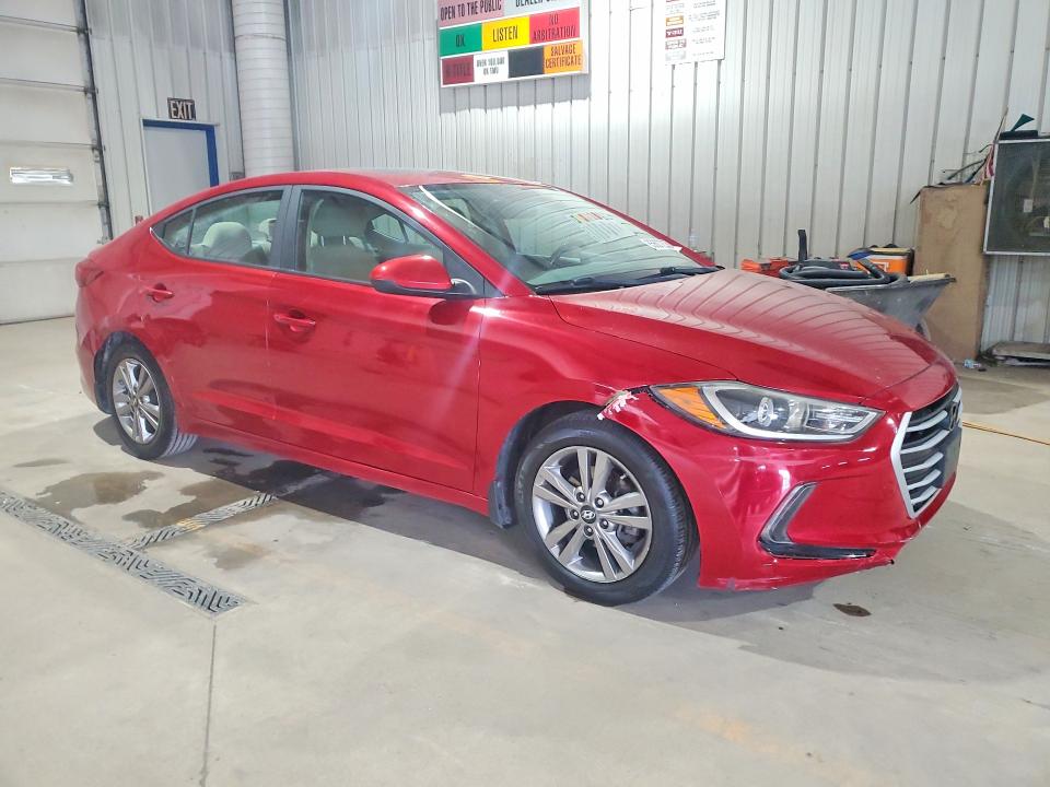 2017 Hyundai Elantra VIN KMHD84LF0HU238691 COPART salvage auction — MINOR DENT/SCRATCHES, Pa - Cert Of Salvage-R=Reconstructe (P), sold $4,200 on 2026-07-15 (photo 4)