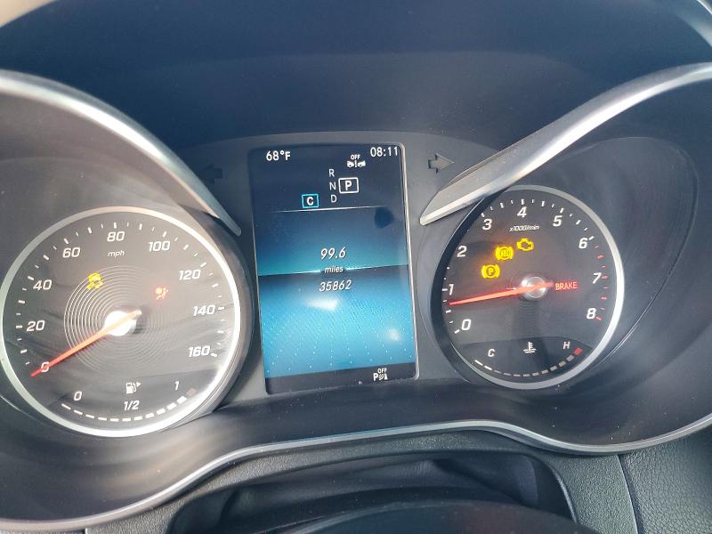2022 Mercedes-benz Glc VIN W1N0G8DB2NV350271 COPART salvage auction — FRONT END, Ca - Salvage Certificate, sold $15,500 on 2026-07-29 (photo 9)