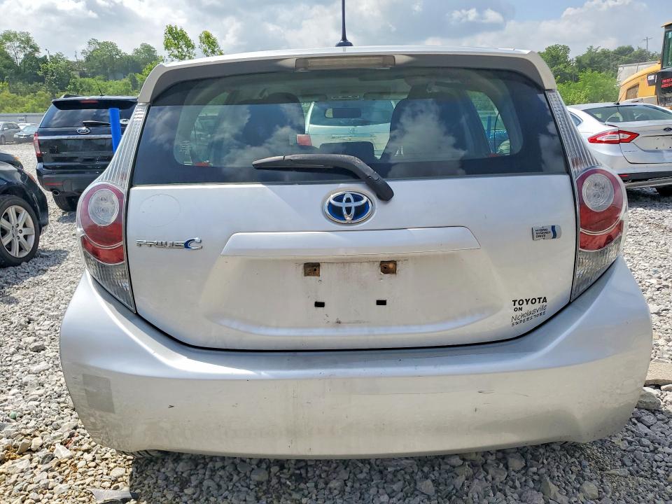 2012 Toyota Prius VIN JTDKDTB3XC1525894 COPART salvage auction — WATER/FLOOD, Oh - Cert Of Title-Salvage Flood, sold $1,400 on 2026-07-31 (photo 6)