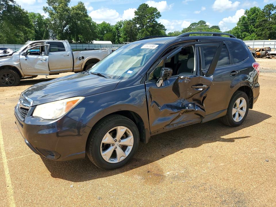 2015 Subaru VIN JF2SJADCXFH409893 COPART salvage auction — SIDE, TX - SALVAGE VEHICLE TITLE (P), sold $375 on 2026-07-20 (photo 1)