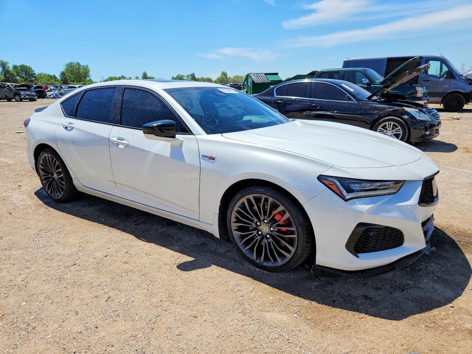 2023 Acura Tlx VIN 19UUB7F03PA003864 COPART salvage auction — VANDALISM, Il - Salvage Certificate, sold $15,200 on 2026-07-21 (photo 4)