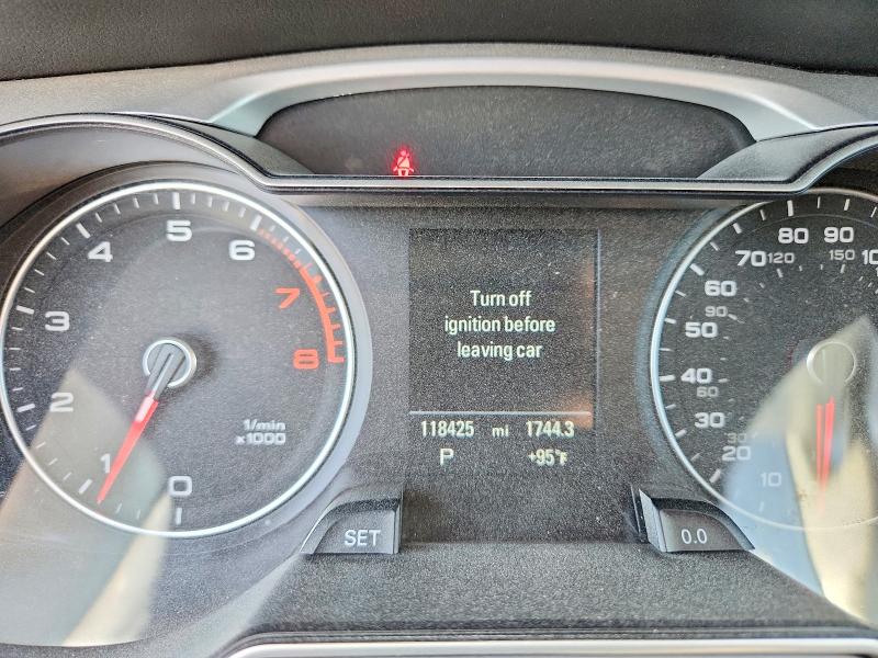 2015 Audi A4 VIN WA1UFAFL6FA099556 COPART salvage auction — SIDE, Ut - Salvage Certificate, sold $2,350 on 2026-07-02 (photo 9)