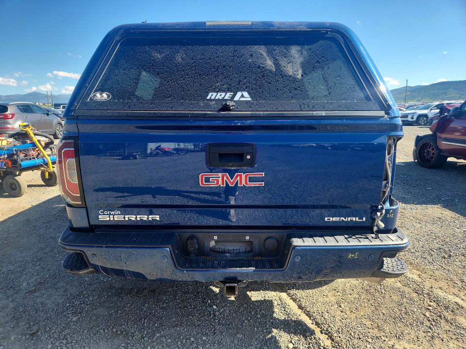 2016 Gmc VIN 3GTU2PEJXGG105043 COPART salvage auction — FRONT END, Mt - Salvage Certificate Of A Vehic, sold $5,100 on 2026-07-21 (photo 6)