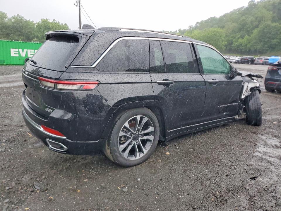 2023 Jeep Grand cherokee VIN 1C4RJHDG4PC595034 COPART salvage auction — ROLLOVER, Nj - Cert Of Title-Salvage, sold $7,300 on 2026-07-09 (photo 3)
