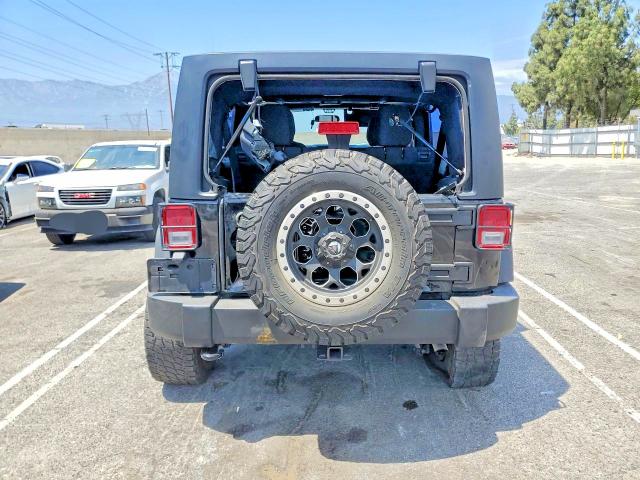 2017 Jeep Wrangler unlimited VIN 1C4BJWDG9HL549514 COPART salvage auction — REAR END, Ca - Salvage Certificate, sold $7,800 on 2026-07-30 (photo 6)