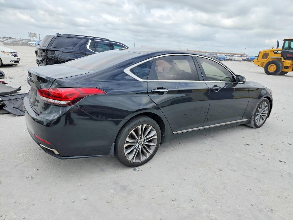 2015 Hyundai VIN KMHGN4JE2FU100437 COPART salvage auction — FRONT END, Tx - Certificate Of Title (P), sold $475 on 2026-07-09 (photo 3)