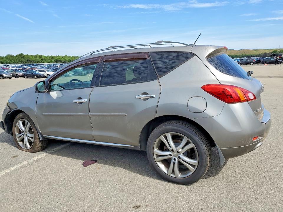 2009 Nissan Murano VIN JN8AZ18W79W102774 COPART salvage auction — FRONT END, Ny - Mv-907A Salvage Certificate, sold $425 on 2026-07-08 (photo 2)