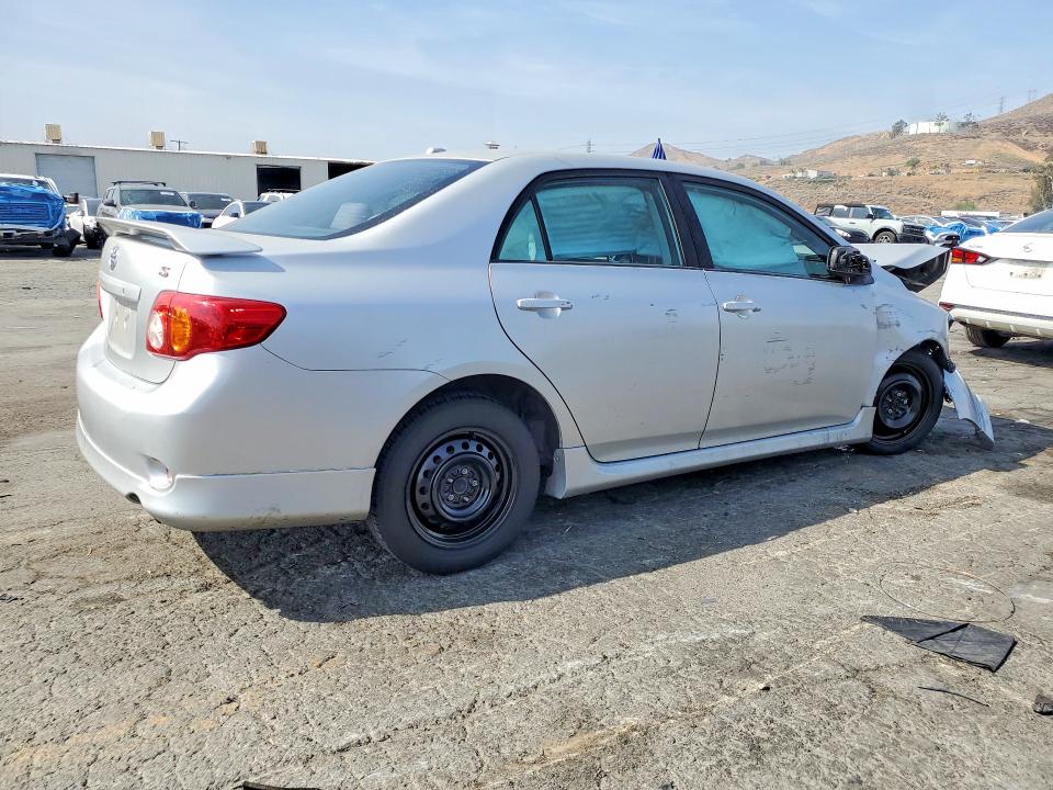 2009 Toyota Corolla VIN 1NXBU40E19Z058152 COPART salvage auction — FRONT END, Ca - Salvage Certificate, sold $500 on 2026-07-02 (photo 3)