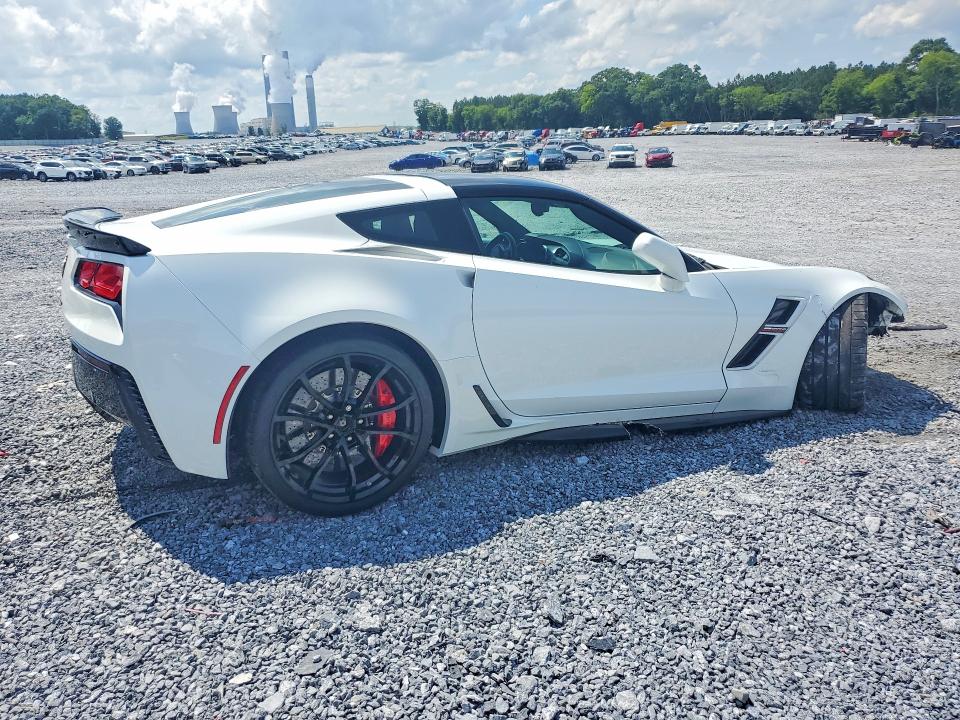 2017 Chevrolet Corvette VIN 1G1YY2D77H5105673 COPART salvage auction — ROLLOVER, Ga - Cert Of Title-Salvage, sold $19,600 on 2026-07-30 (photo 3)