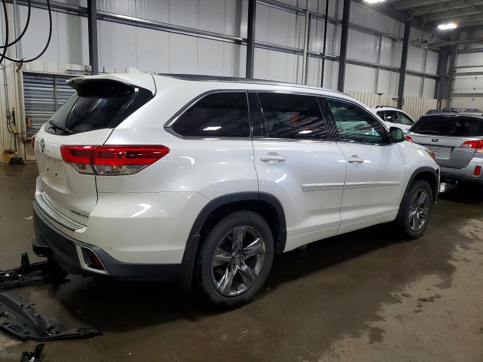 2018 Toyota Highlander VIN 5TDDZRFH6JS814080 COPART salvage auction — FRONT END, Mn - Cert Of Title-Salvage, sold $9,900 on 2026-07-28 (photo 3)
