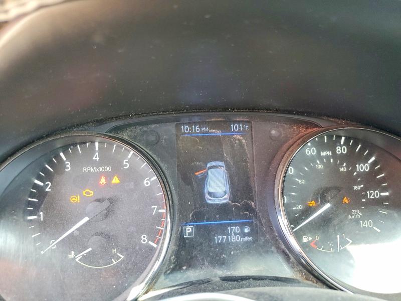 2019 Nissan Rogue VIN JN1BJ1CR7KW343963 COPART salvage auction — MECHANICAL, Tx - Certificate Of Title, sold $1,850 on 2026-07-23 (photo 9)