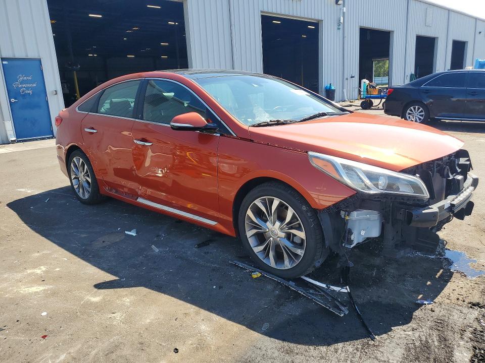 2015 Hyundai Sonata VIN 5NPE34ABXFH181687 COPART salvage auction — FRONT END, Fl - Cert Of Title Slvg Rebuildable, sold $3,000 on 2026-07-27 (photo 4)