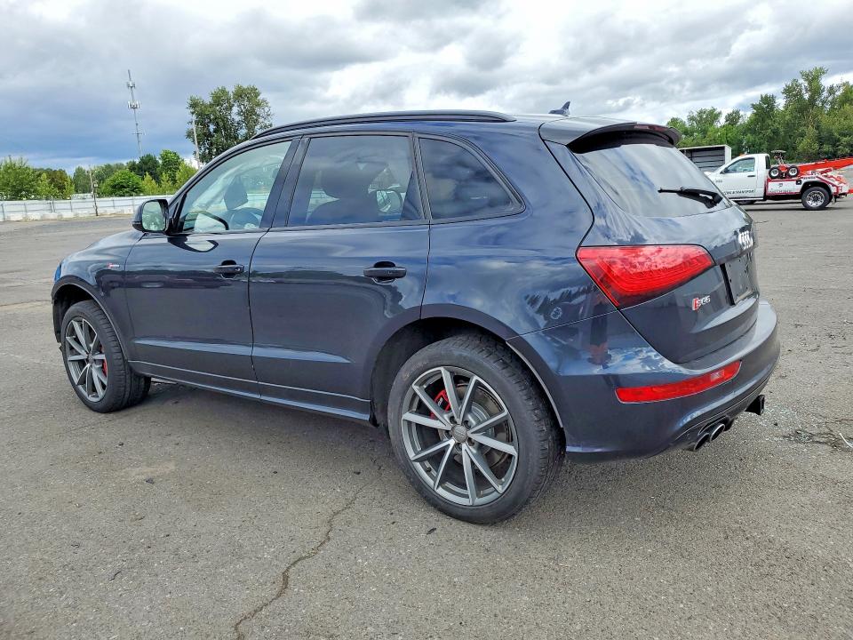 2017 Audi Sq5 VIN WA1CCAFP5HA002132 COPART salvage auction — FRONT END, Or - Salvage Title Certificate, sold $2,500 on 2026-07-29 (photo 2)