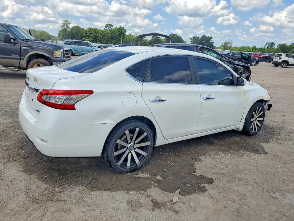 2014 Nissan Sentra VIN 3N1AB7AP2EL661870 COPART salvage auction — FRONT END, Id - Salvage Certificate Of Title, sold $825 on 2026-07-23 (photo 3)