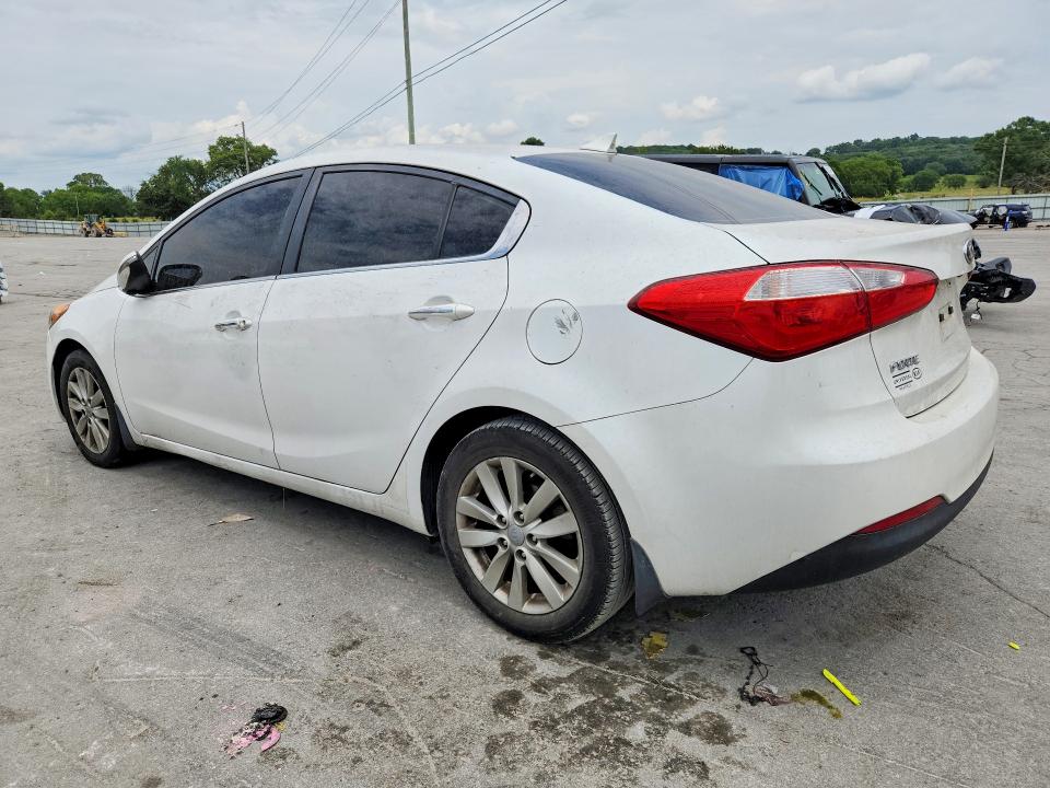 2014 Kia Forte VIN KNAFX4A89E5052090 COPART salvage auction — INTERIOR BURN, TN - SALVAGE CERTIFICATE, sold $600 on 2026-07-22 (photo 2)