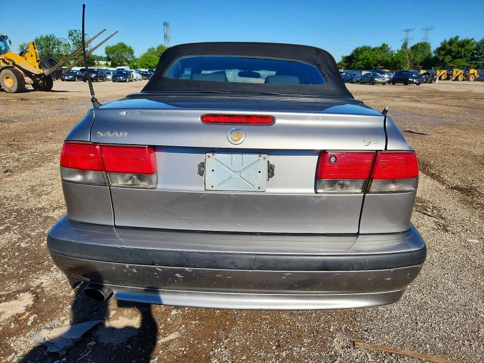 2002 Saab 9-3 VIN YS3DF75K327013671 COPART salvage auction — FRONT END, Il - Salvage Certificate, sold $300 on 2026-08-06 (photo 6)