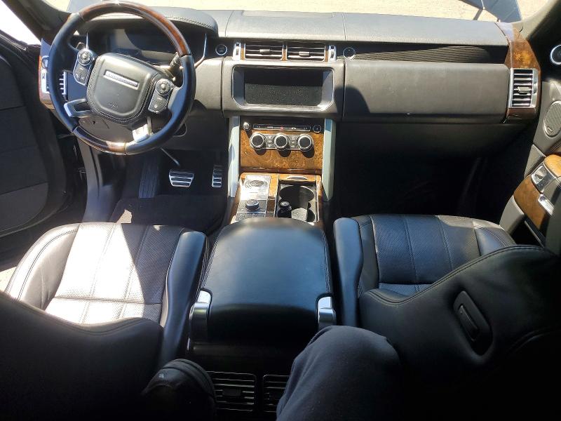 2017 Land rover RANGE ROVER VIN SALGS2FE9HA330077 COPART salvage auction — NORMAL WEAR, Or - Salvage Title Certificate, sold $6,300 on 2026-07-27 (photo 8)