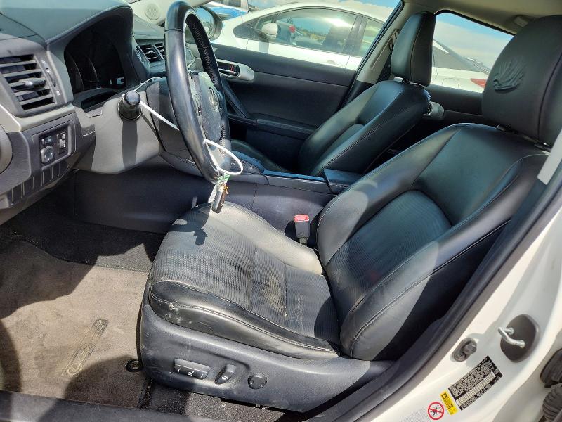 2012 Lexus Ct VIN JTHKD5BH3C2083587 COPART salvage auction — FRONT END, Ca - Salvage Certificate, sold $3,350 on 2026-07-07 (photo 7)