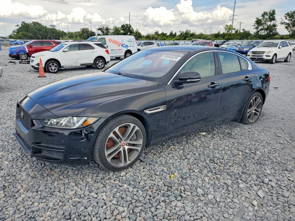 2018 Jaguar Xe VIN SAJAD4EV9JCP25828 COPART salvage auction — FRONT END, Fl - Certificate Of Title (P), sold $1,900 on 2026-07-27 (photo 1)