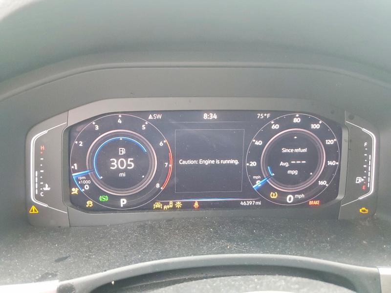 2023 Volkswagen Atlas VIN 1V2WE2CA1PC223280 COPART salvage auction — FRONT END, Ms - Cert Of Title-Salvaged, sold $3,650 on 2026-07-10 (photo 9)
