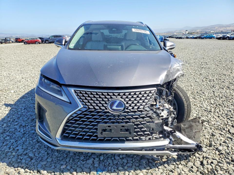 2021 Lexus Rx VIN 2T2HGMDA9MC069611 COPART salvage auction — FRONT END, Ca - Salvage Certificate, sold $15,700 on 2026-07-18 (photo 5)