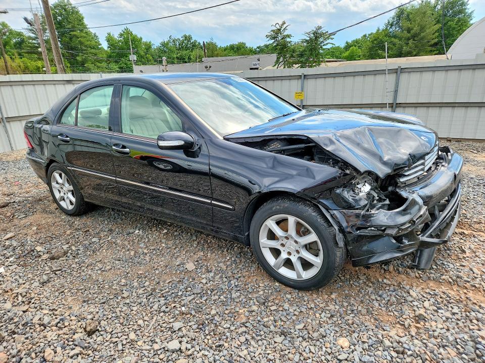 2007 Mercedes-benz C-klasse VIN WDBRF92H87F887897 COPART salvage auction — FRONT END, Nj - Cert Of Title-Salvage, sold $350 on 2026-07-07 (photo 4)