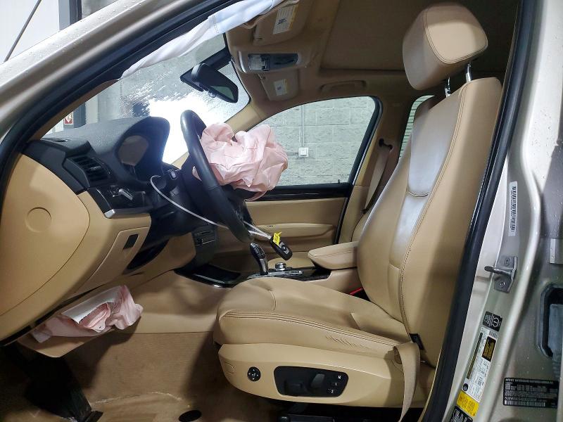 2014 BMW X3 VIN 5UXWX9C54E0D23204 COPART salvage auction — FRONT END, Mn - Cert Of Title-Salvage, sold $225 on 2026-07-28 (photo 7)