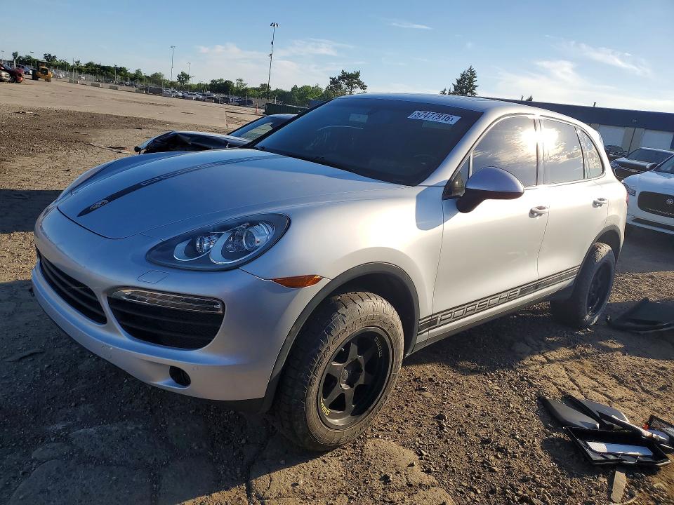 2012 Porsche Cayenne VIN WP1AA2A26CLA09784 COPART salvage auction — WATER/FLOOD, Mi - Cert Of Title-Flood Vehicle, sold $1,150 on 2026-07-10 (photo 1)